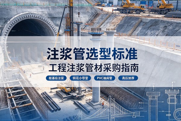 祥云注浆管选型标准