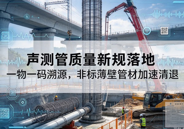 祥云声测管质量新规落地，一物一码溯源，非标薄壁管材加速清退